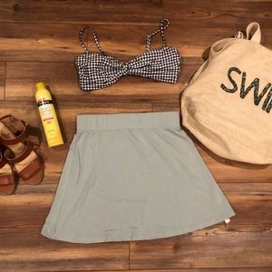 Free People Beach Soft Blue Skirt Medium